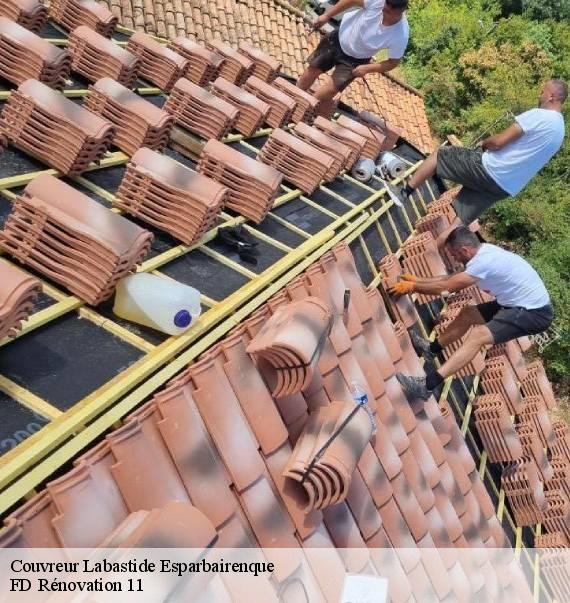Couvreur labastide-esparbairenque-11380 entreprise Fayard