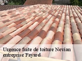 Urgence fuite de toiture  nevian-11200 entreprise Fayard