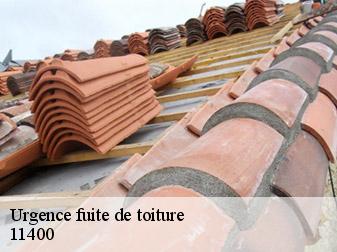 Urgence fuite de toiture 11400