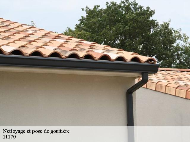 Nettoyage et pose de gouttière  villespy-11170 FD Rénovation 11