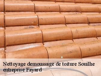 Nettoyage demoussage de toiture  souilhe-11400 entreprise Fayard