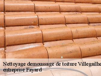 Nettoyage demoussage de toiture  villegailhenc-11600 entreprise Fayard